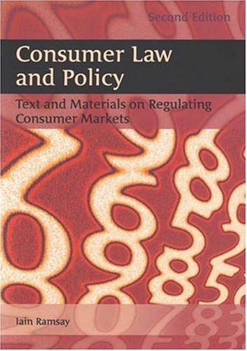 Consumer law and policy - law,