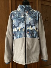 Herren Softshell Jacke Gr. 4XL Fischgrät graubraun & Hirsche