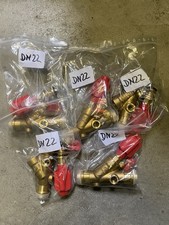 5X  SEPPELFRICKE SPS KFR VENTIL DN22 mm SANPRESS Schrägsitzventil