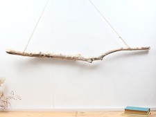 Treibholz Ast 130cm, Schwemmholz Deko, Garderobe, Holz Terrarium, Makramee Zweig