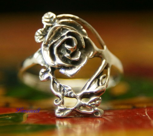 Rosen schmuck blumenring - schmuck,