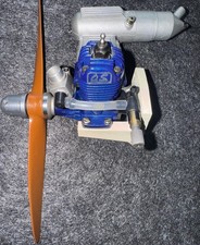 OS MAX 15 LA -blau-  mit Schalldämpfer & Zubehör (Graupner 1844) 