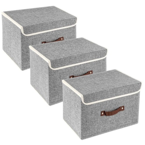 Aufbewahrungsbox stoff 3er set - aufbewahrungsbox,