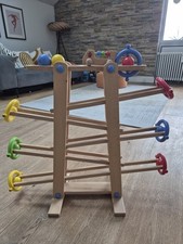 Neuwertige Kugelbahn Holz Murmelbahn für Kinder von Beluga