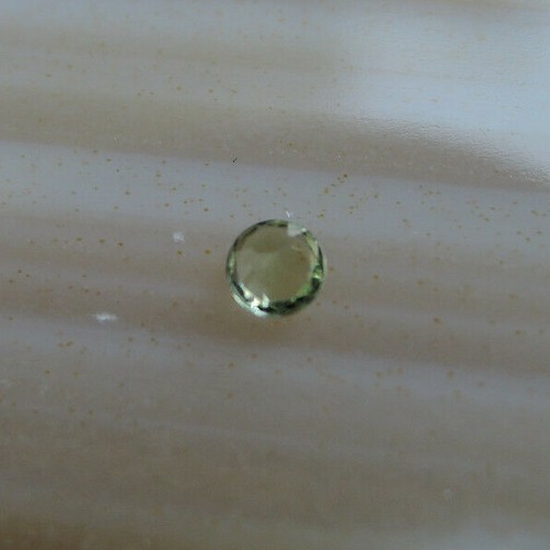 Echter peridot rund facettiert - echter,