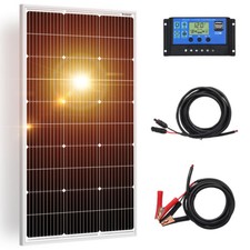 Dokio solarpanel 12v 100w - 12v,