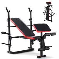 Hantelbank mit Gewichten Klappbar