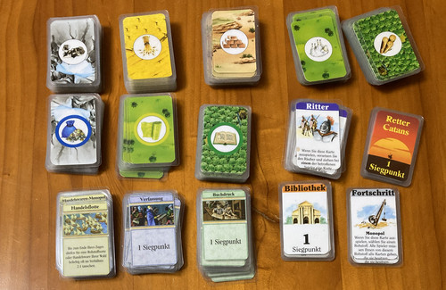 Catan 270 karten laminiert - catan,