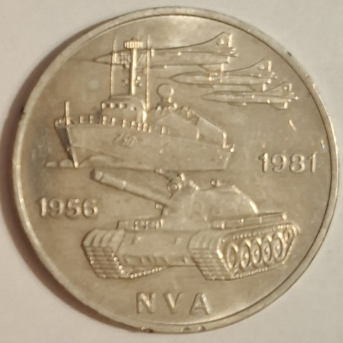 Mark münze ddr nva 1956 - 10,