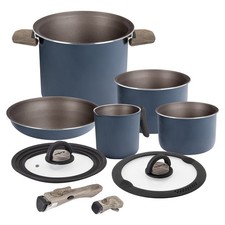 BRUNNER Camping Topfset TORRALTA Vacublock Leicht, HOCH, Stapelbar, Alu ø20cm