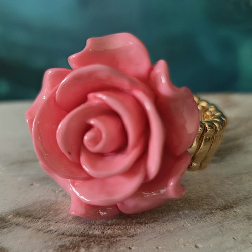 Cocktail ring goldfarben - cocktail-ring, mit