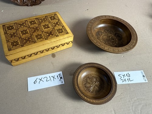 Box truhe alte holzschatule - ,