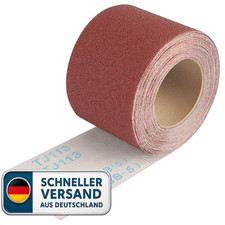 Textilbasis Schleifpapierrolle | 93mm x 10m | Nassschleifen