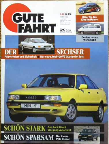 Gute fahrt test audi - fahrt, 02/91