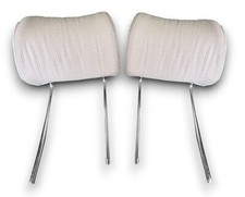 Kopfstützen für Mercedes W123 2. Serie Stoff Fischgräte beige code 035 hinten