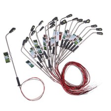 20x H0 00 Straßenlaternen LED