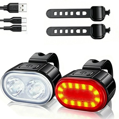 Fahrradlicht set stvzo led usb - stvzo,