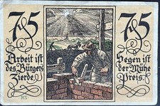 75 Pfennig Rotenburg 1921