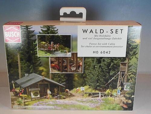 Busch 6042 bausatz wald - h0,