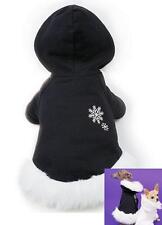 XS S Hunde Pullover Hoodie Sweater schwarz Pulli Sonderpreis-Restposten