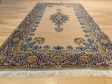 6311  GEWASCHEN Handgeknüpfter Royal Blumen Kirman 230x125 Orientteppich Tapetto