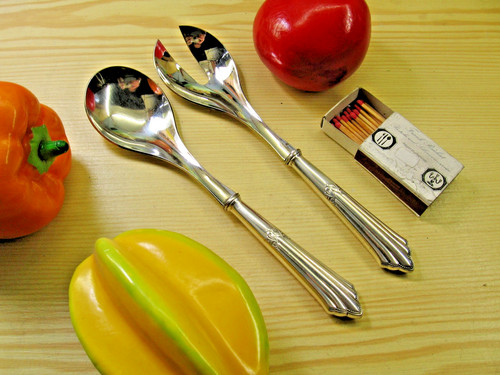 Mittleres salatbesteck - mittleres,