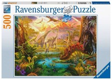 500 Teile Puzzle Im Dinoland |