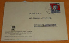 FDGB Metallurgie Berlin Bergbau Zinnerz Kassiterit Altenberg Erzgebirge DDR 1951