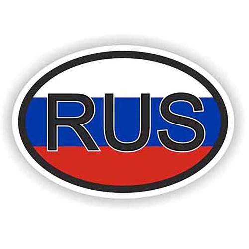 Russland aufkleber fahne - russland,