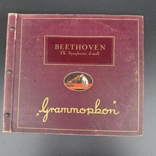 Beethoven 9. Symphonie  Schellack  Platten Im Album Grammophon