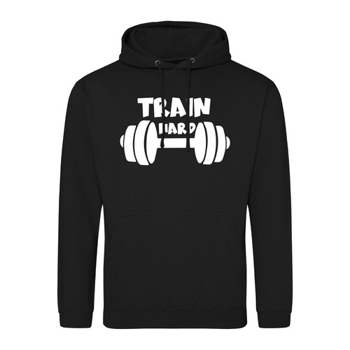 Unisex hoodie train hard - unisex,