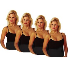 2-6 Damen Unterhemd Top