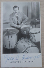 Autogramm deutscher Jazz Musiker und Komponist Günter Hampel (104261)