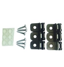 Dolle Regalbodenfixierung Monofix Edelstahl 6 Stück NEU