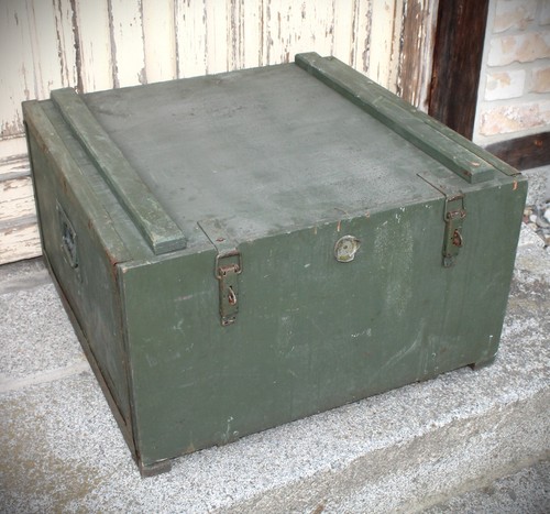 Alte munitionskiste holz kiste - alte,