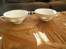 Tettau 2er Set Suppentassen Tassen weiß SHABBY 