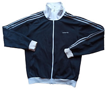Adidas Originals Beckenbauer Vintage Retro Jacke Jacket schwarz weiß silber  L