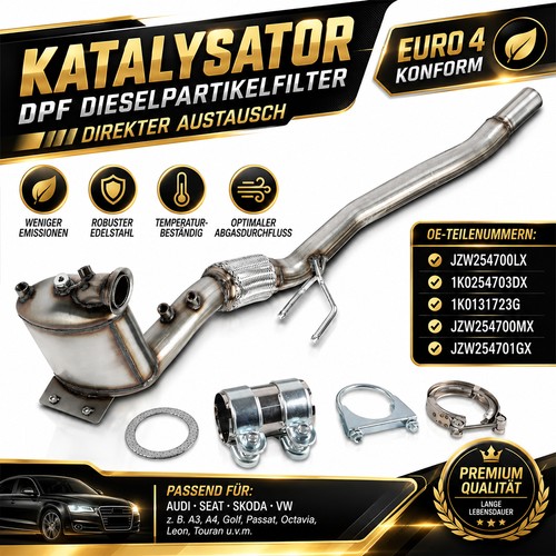 Dpf partikelfilter 1k0254705kx - partikelfilter,