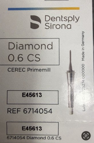 Diamond cerec primemill - 0,6,