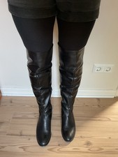 Overknee Lederstiefel