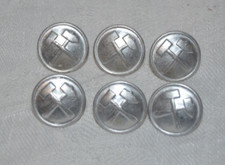 6 Stück alte Uniformknöpfe