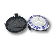 4x 75mm Mercedes-Benz Nabendeckel Nabenkappen Felgenkappen Radzierkappen Emblem