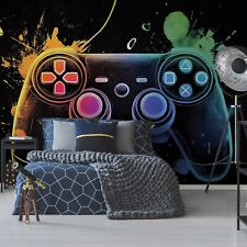 Fototapete Kinderzimmer Junge Gaming Graffiti Kinder VLIES TAPETE + KLEISTER