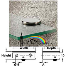 4 X GEBOGENE EDELSTAHL