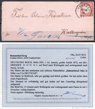 Deutsches Reich 1872 Mi.19IV