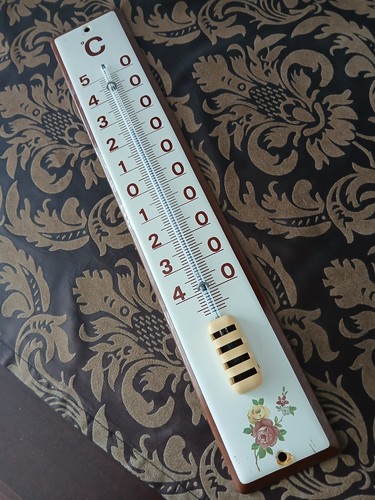 Emaile schild thermometer - emaile,