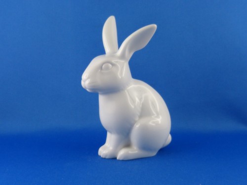 Vintage porzellan figur hase - porzellan,
