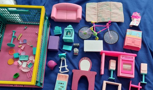 Barbie konvolut mit küche - barbie,