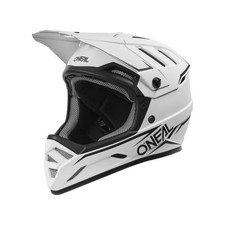 O`Neal Backflip Fullface Helm solid matt weiss Downhill FR Dirt BMX Gr.  L