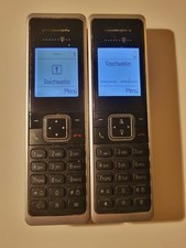 Telekom Sinus 605 + Sinus 205 Schnurloses Telefon Silber - Schwarz 
